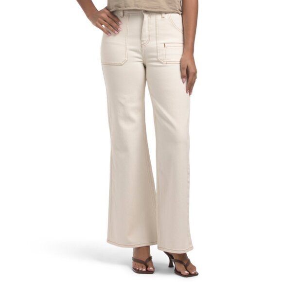 SEVENTY+MOCHI ecru Queenie Jeans - Picture 1 of 2